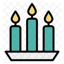 Candle Light Candlestick Icon