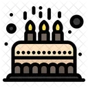 Candle Cake Cake Sweet Icon
