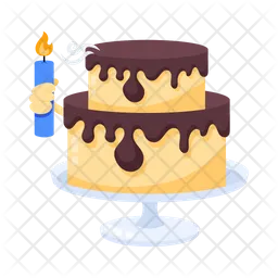 Candle Cake  Icon