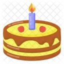 Sweet Dessert Cake Icon