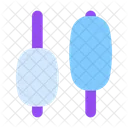 Candle Chart  Icon