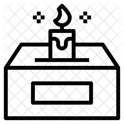 촛불 기부  아이콘