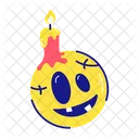 Candle Emoji Scary Emoji Scary Smiley Icon