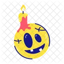 Candle Emoji Scary Emoji Scary Smiley Symbol