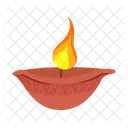 Candle for Diwali holiday  Icon