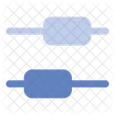 Candle horizontal  Icon