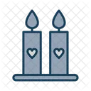 Candle Candles Heart Icon