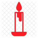 Candle Light Decoration Icon