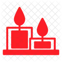 Candle Light Decoration Icon