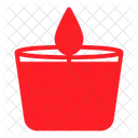 Candle Light Decoration Icon