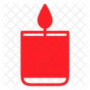 Candle Light Decoration Icon