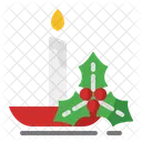 Candle Christmas Traditions Christmas Decorations Icon