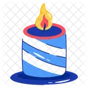 Flame Candle Design Icon