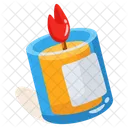 Candle Candle Jar Scented Candle Icon