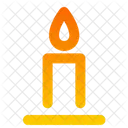 Candle Light Decoration Icon