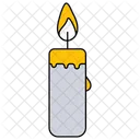 Candle Light Decoration Icon