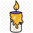 Candle Light Decoration Icon