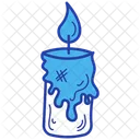 Candle Light Decoration Icon