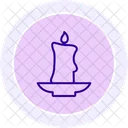 Candle Light Decoration Icon