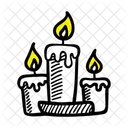 Candle Light Decoration Icon