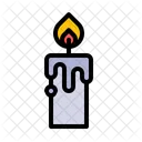 Candle Light Flame Icon