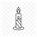 Candle Light Decoration Icon