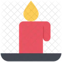 Candle Christmas Fire Icon