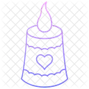 Candle Wax Candle Light Source Icon