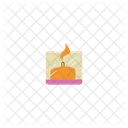 Candle Fire Light Icon