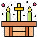 Candle Church Muertos Icon