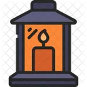 Candle Lantern Spooky Icon