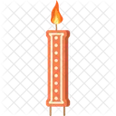Candle Letter I  Icon
