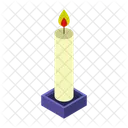 Candle Light Decoration Icon