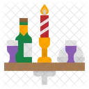 Candle Light Dinner  Icon