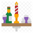 Candle Light Dinner Icon