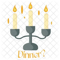 Candle Light Dinner  Icon
