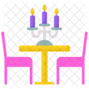 Candle Light Dinner  Icon