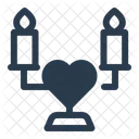 Candle light dinner  Icon