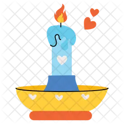 Candle Love  Icon