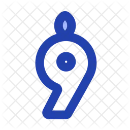 Candle number nine  Icon