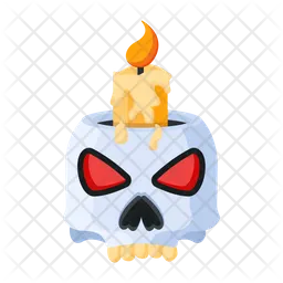 Candle Skull  Icon