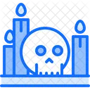 Candle Skull Table Skull Table Icon