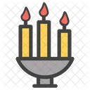 Candle Stand Candles Candle Flame Icon