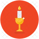 Candle Stand Candle Light Burning Candle Icon