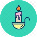 Candle Light Lamp Icon
