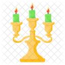 Flame Candle Stand Chandelier Icon