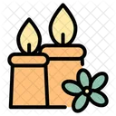 Candle Therapy Light Hot Icon