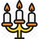 Candleabra Halloween Scary Icon