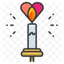 Candlelight Dinner Candle Icon