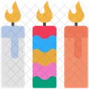 Thanksgiving Holiday Candles Icon